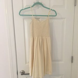 Brandy Melville yellow smocked sundress